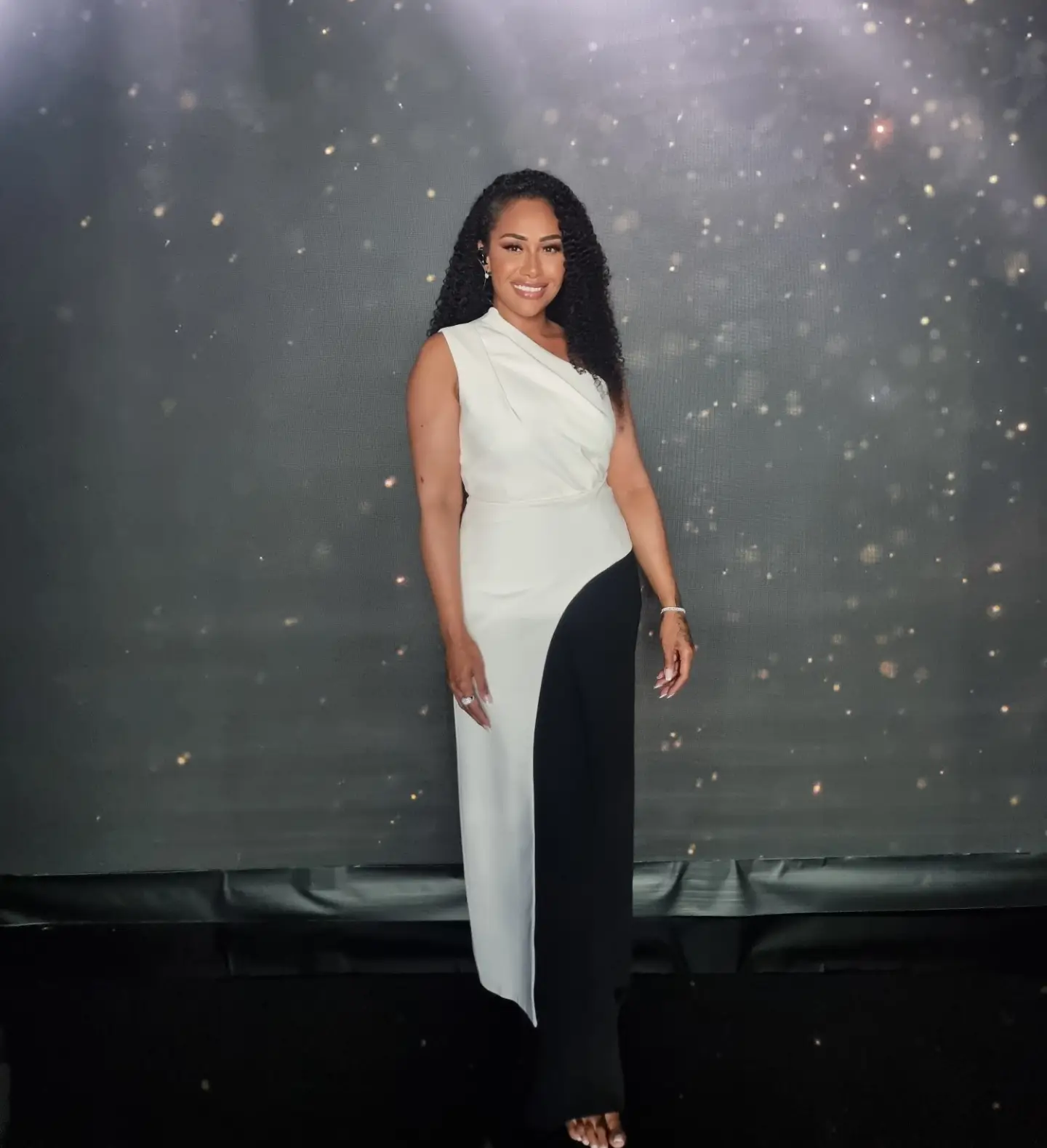 Paulini performing at the Australian Open
